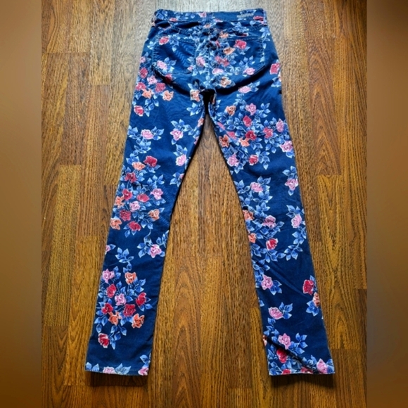 Citizens Of Humanity Mandy High Waisted Retro Slim Roll Up Jeans Size 25 USA B23 - Picture 9 of 13